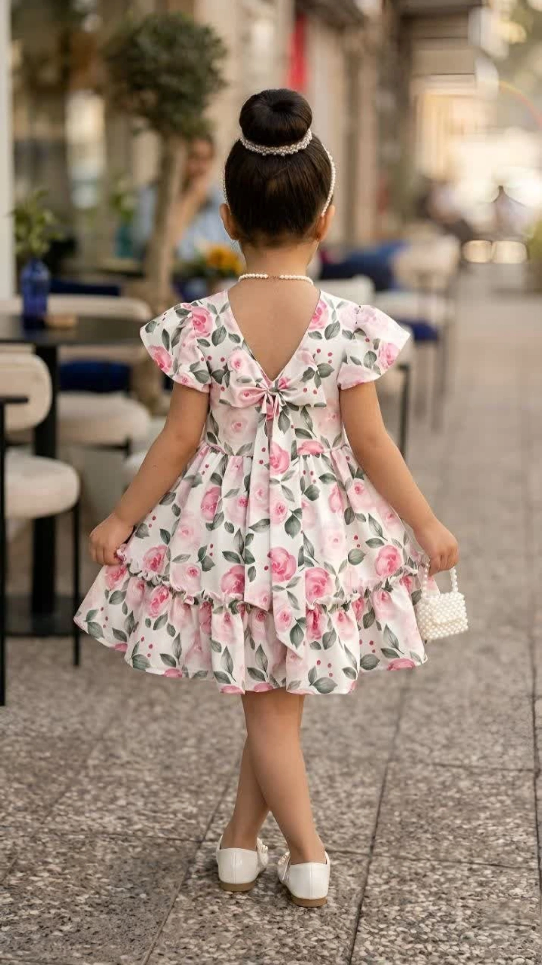 پیراهن رز پاپیونی🌹 - Image 2